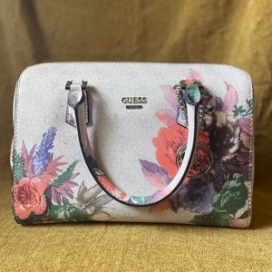GUESS Floral Satchel